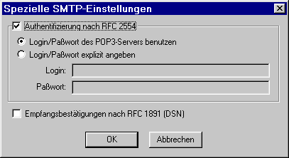 SMTP auth