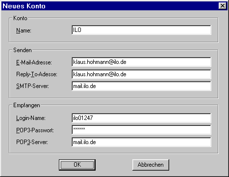 Konto erstellen